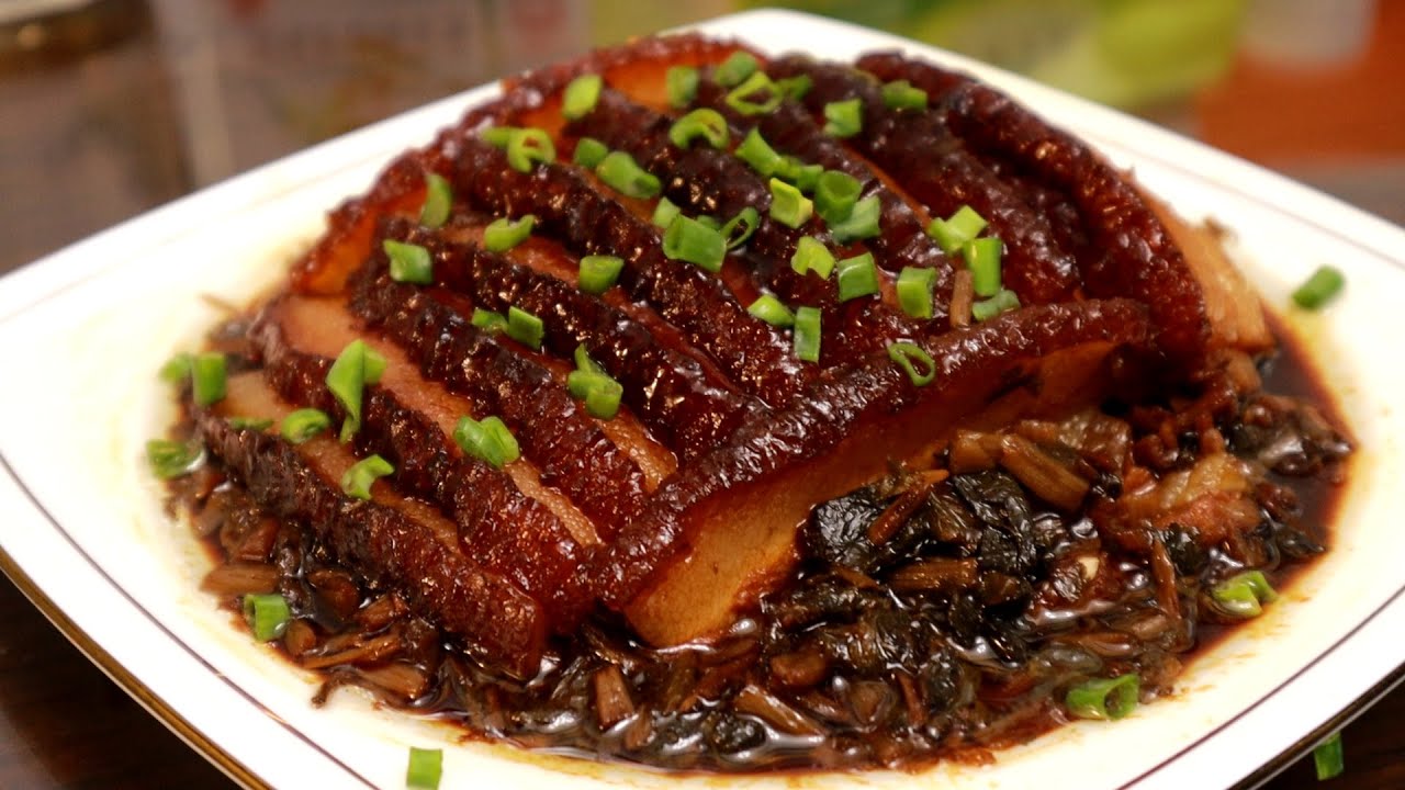 Braised-Pork-Belly-with-Preserved-Vegetables Braised-Pork-Belly-with-Preserved-Vegetables